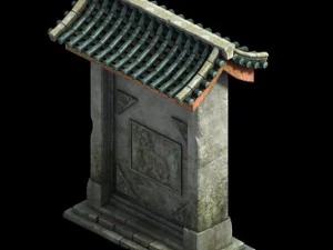medium city - entrance 3D Model