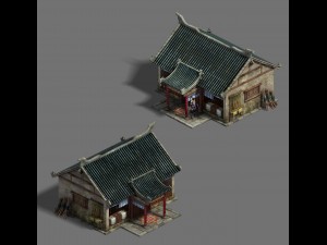 medium city - pharmacy Modelo 3D