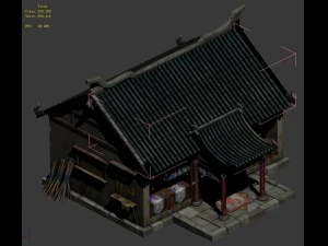 medium city - pharmacy 3D Model