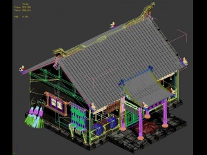 medium city - pharmacy Modelo 3D