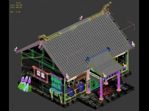 medium city - pharmacy 3D Model