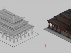 china - palace basilica 3D मॉडल