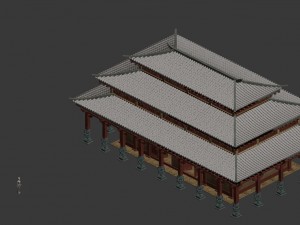 china - palace basilica 3D मॉडल