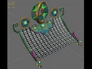 chinese architecture - coin roof 3D Model