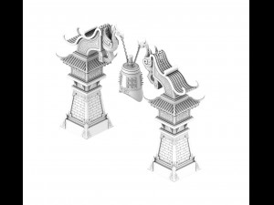 main city - steel bell 3Dモデル