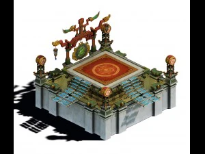 main city - arena 3D Model