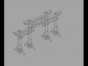 main city - arch 3D Model