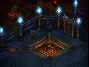 main city yamen dungeon interior 3D Model