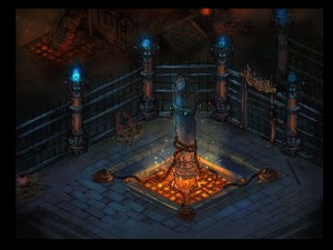 main city yamen dungeon interior 3D Модель
