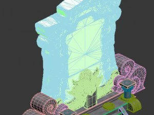 декоративный камень - камень 3D Модель