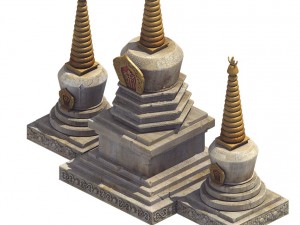 religion - white tower 3D Модель