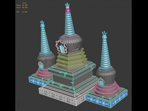 religion - white tower 3D Model