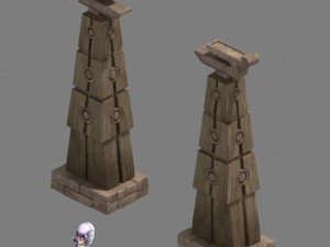 religion - decorative pillars 3D Model