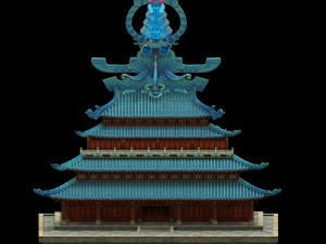 3d selection interface - architecture 3D-Modell