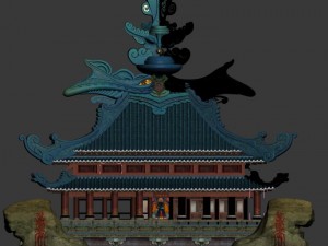 3d selection - interface building 3D 模型