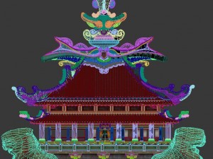 3d selection - interface building 3D 模型