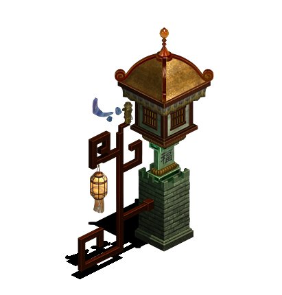 baoguangge - lighthouse Modèle 3D .c4d .max .obj .3ds .fbx .stl .blend 