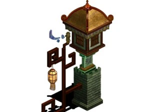baoguangge - vuurtoren 3D Model