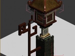 baoguangge - lighthouse Modèle 3D