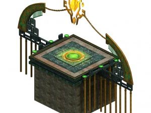 baoguangge: festeggia su una piattaforma Modello 3D