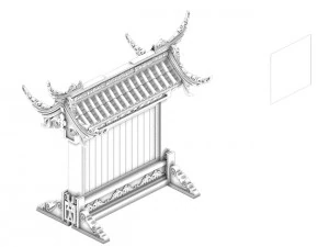 contest ring - bulletin board 3D Model