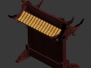 contest ring - bulletin board 3D Model