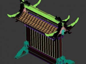 contest ring - bulletin board 3D Model