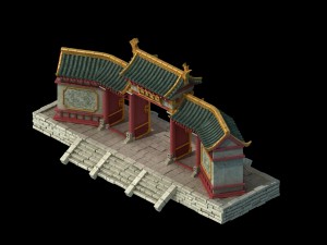 escort - gate 032 Modelo 3D