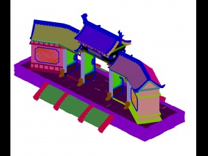 escort - gate 032 Modelo 3D