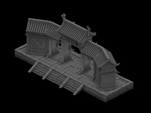escort - gate 032 Modelo 3D