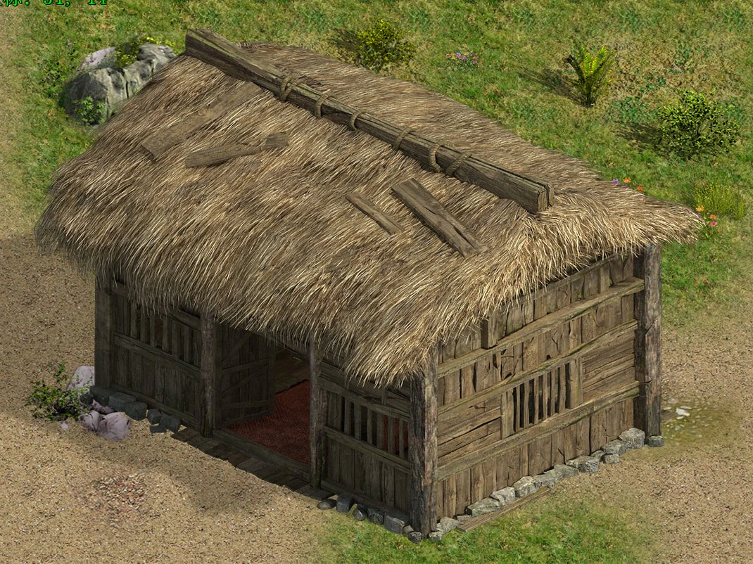 tribe - house 032 3D Model .c4d .max .obj .3ds .fbx .stl .blend 