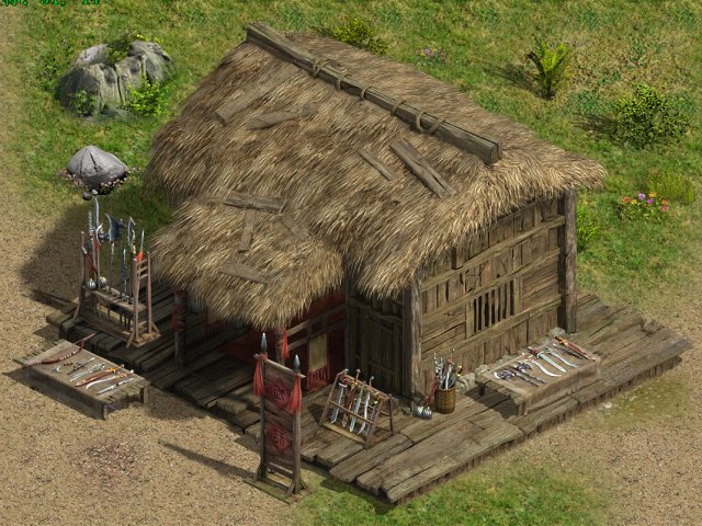 tribe - martial arts 032 3D Model .c4d .max .obj .3ds .fbx .stl .blend