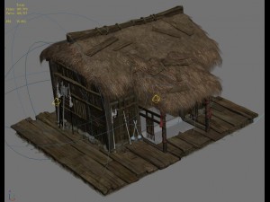 tribe - martial arts 032 3D Model
