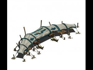 prairie - large tent 02 3D Model