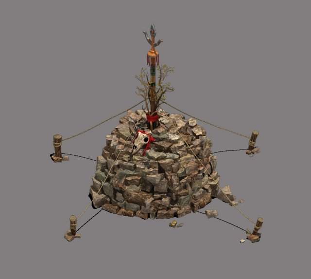 prairie - altar 3D 模型 .c4d .max .obj .3ds .fbx .stl .blend 