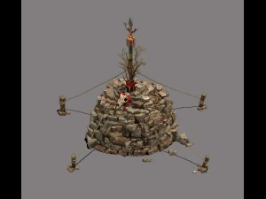 pradera - altar Modelo 3D