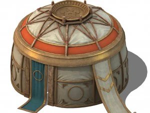 prairie architecture - tent 02 3D Model