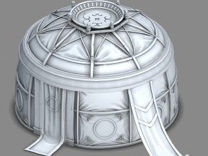 prairie architecture - tent 02 Model 3D