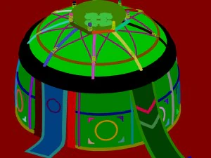 prairie architecture - tent 02 3D Model