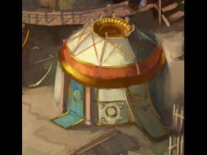 prairie architecture - tent 02 3D Model