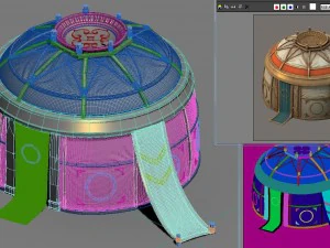 prairie architecture - tent 02 3D Model