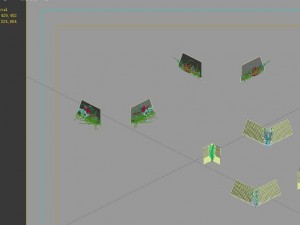 city gate - wall - vineyard 3D Model