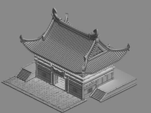 city building - escort 032 3D Model