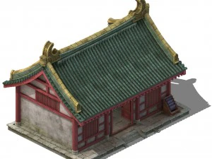 city building - shop 032 3D Model