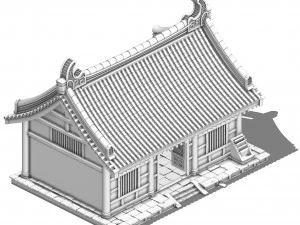 city building - shop 032 3D Model
