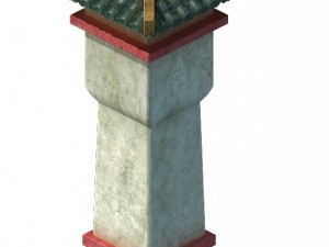 city building - city post 3D Model