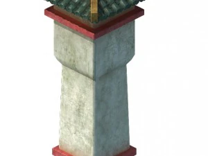 city building - city post 3D Model