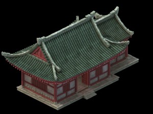 city building - house 032 Modèle 3D