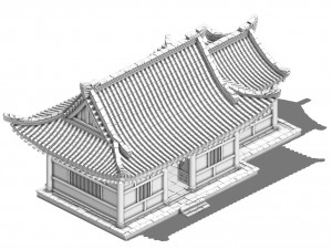 city building - house 032 Modèle 3D