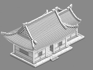 city building - house 032 Modèle 3D